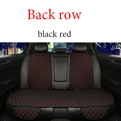 Flax Car Seat Cover Four Seasons Front Rear Auto Accesorios Coche Interior Details Universal Size Auto Goods Car Seat Protector