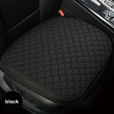 Flax Car Seat Cover Four Seasons Front Rear Auto Accesorios Coche Interior Details Universal Size Auto Goods Car Seat Protector