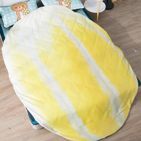 Drop shipping vegetables quilts shaped blanket 1pc summer 3D print duvet bed cover 220*235cm crab fish lobster tortilla taro hot